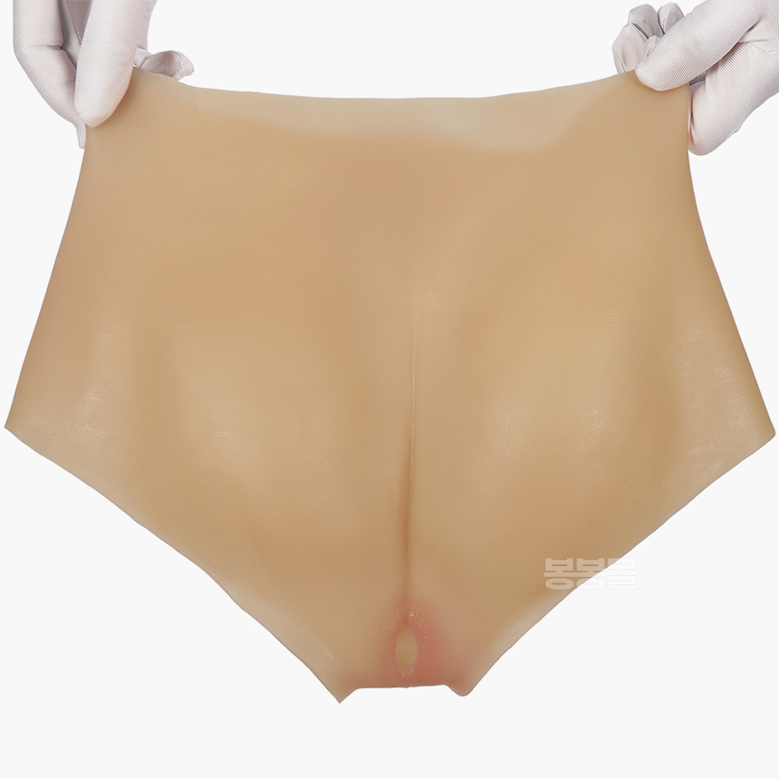 삽입 가능한 크로스드레서 푸시 팬츠