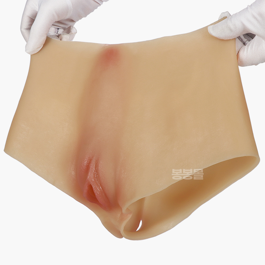 삽입 가능한 크로스드레서 푸시 팬츠