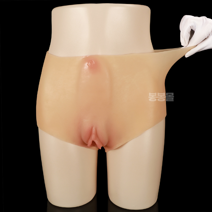 삽입 가능한 크로스드레서 푸시 팬츠