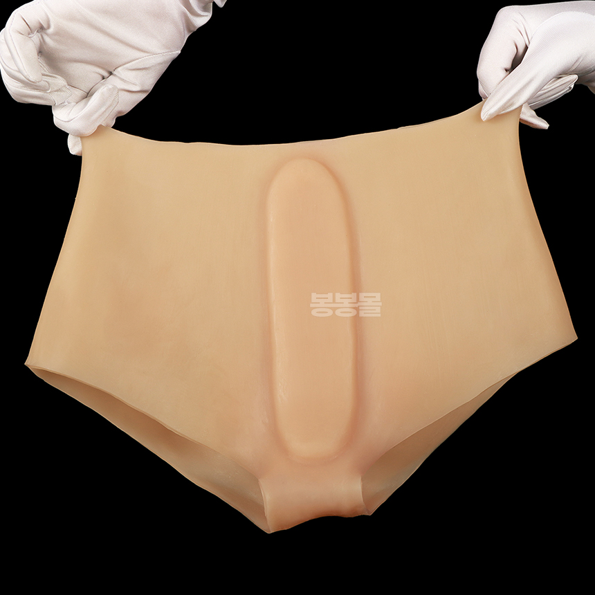 삽입 가능한 크로스드레서 푸시 팬츠