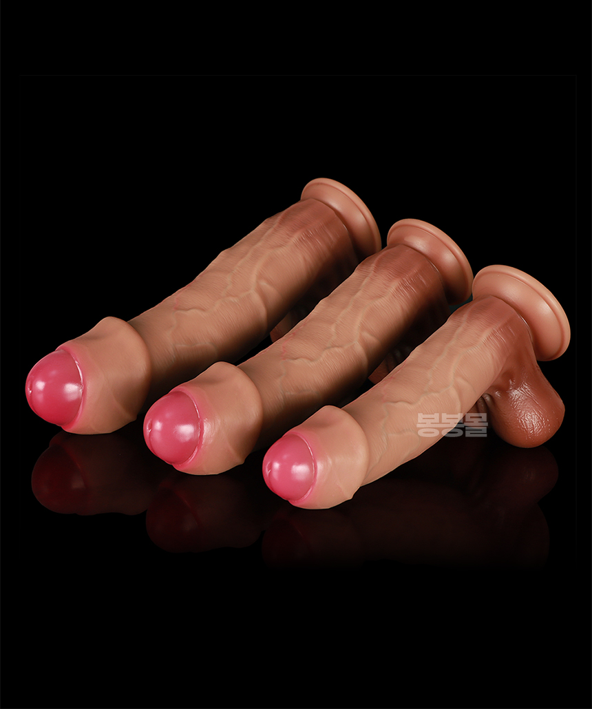 큰 귀두 노포 딜도