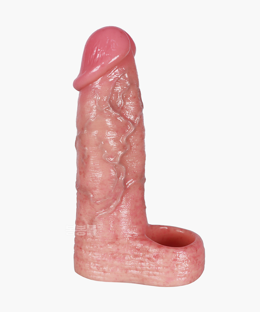 리얼리틱 실리콘 페니스 확장 슬리브