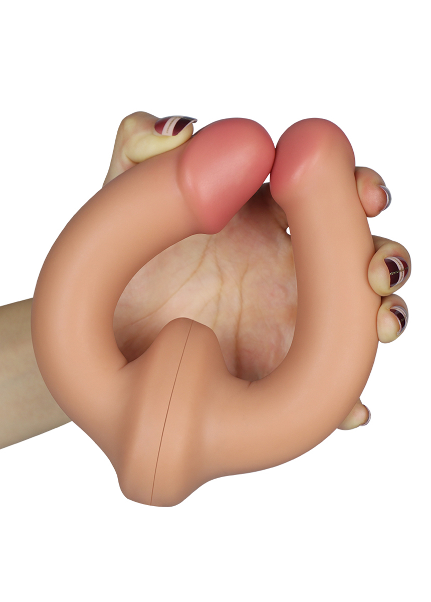 반반 양방향 실리콘 딜도 반반 양방향 실리콘 딜도